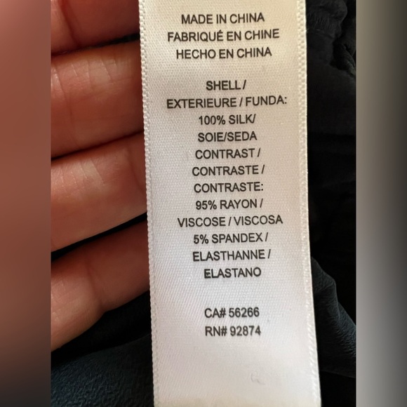 Splendid NWOT Alessandra silk blue jumpsuit sz XL sleeveless elastic waist - Picture 11 of 15